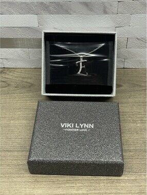 Viki Lynn ‘Forever Love’ Sterling Letter ‘E’ Initial Necklace Sterling 925